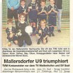 Zeitungsbericht